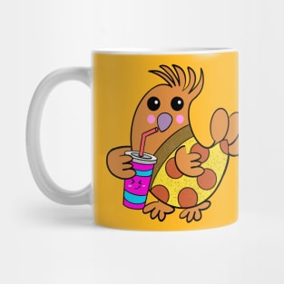 Chicken Pizza Lovers Silly Mug